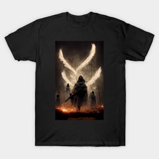 Fallen Angel With Savage Weapons T-Shirt